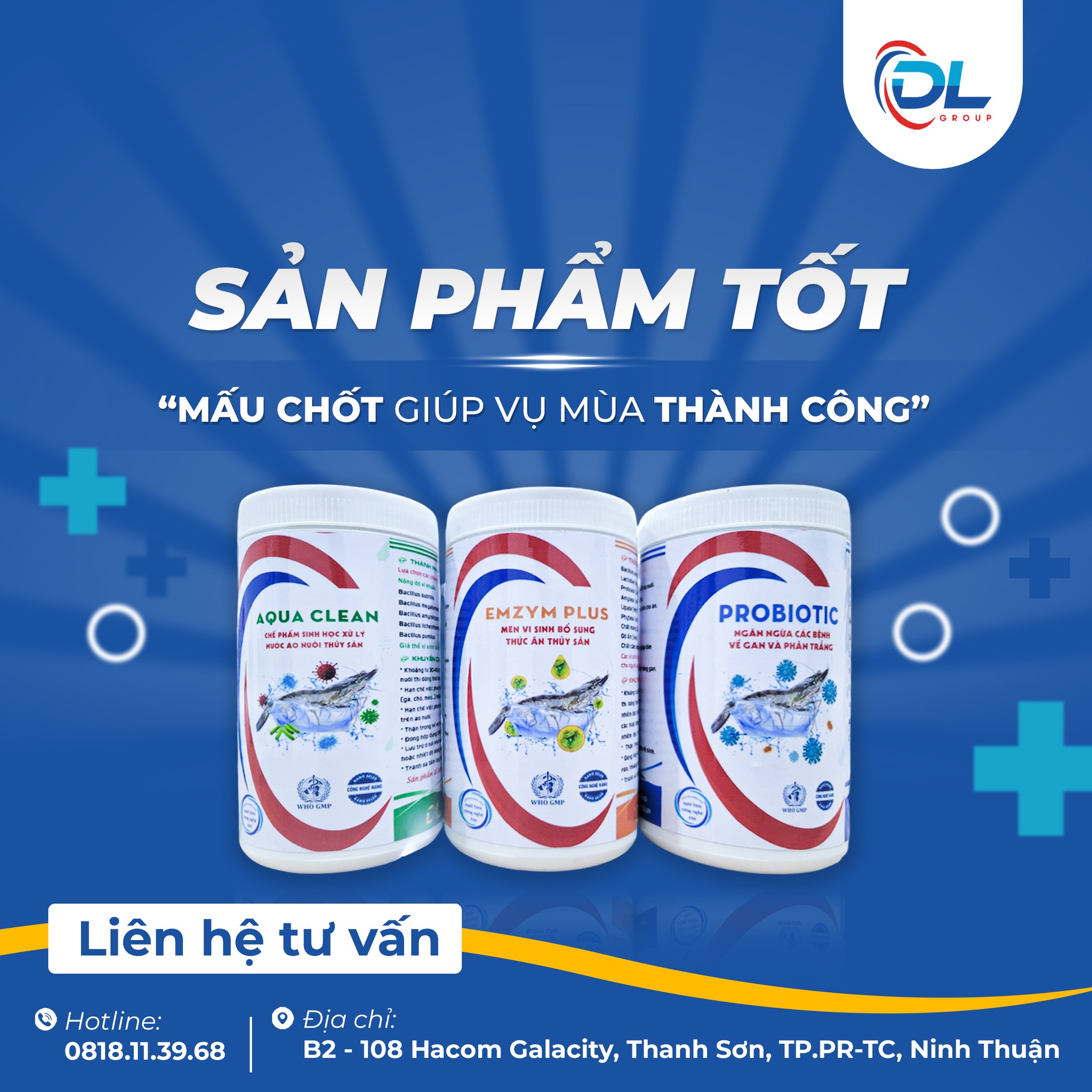 DL Group - Cung cấp chế phẩm sinh học cho người nuôi tôm thời điểm giao mùa 