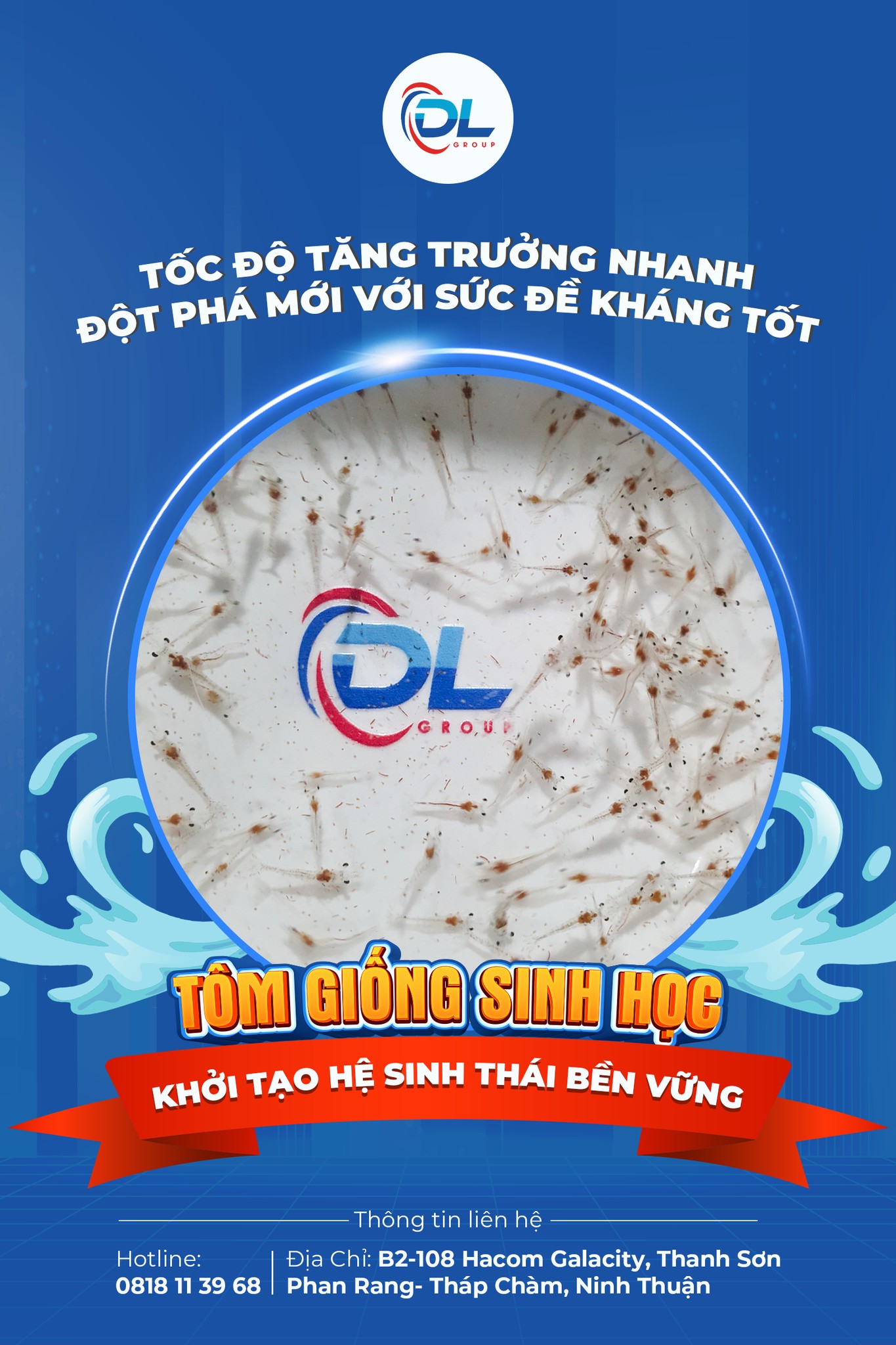 Ưu điểm vượt trội của tôm giống sinh học