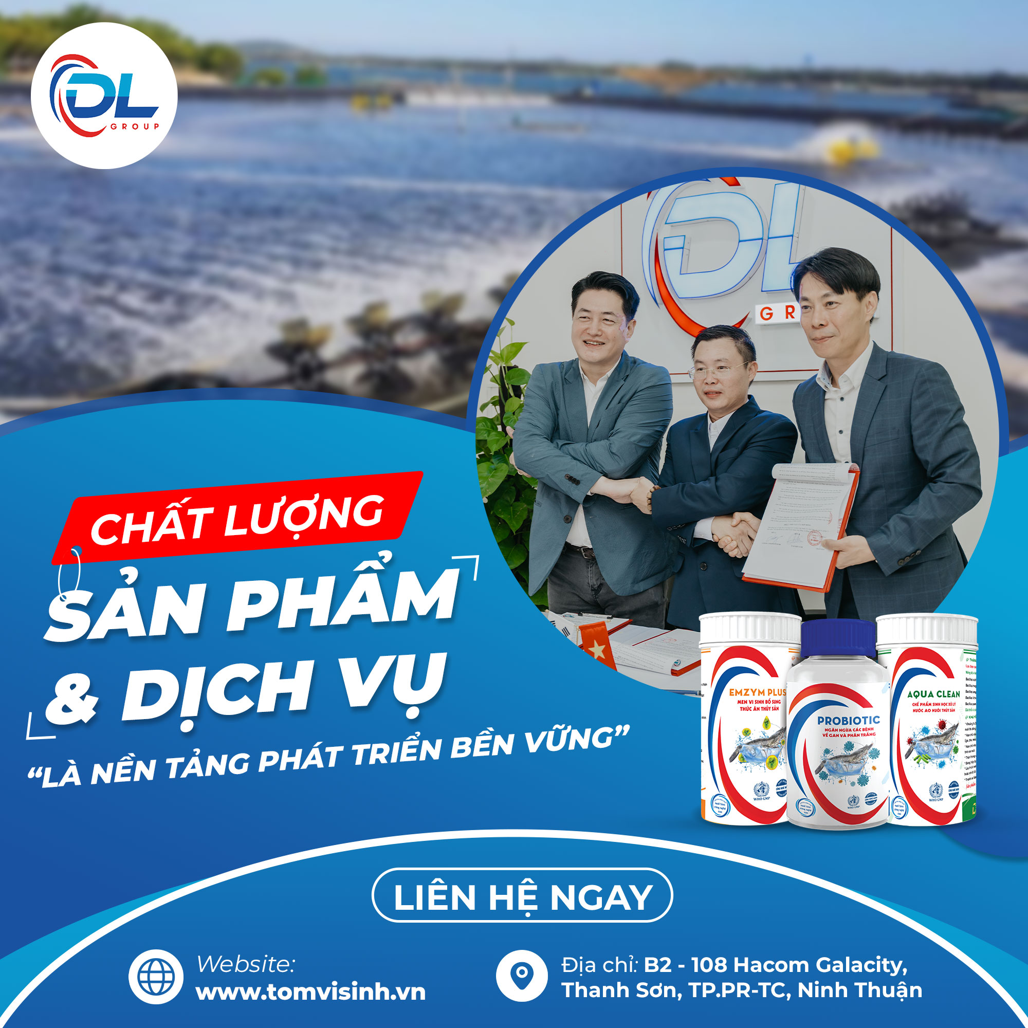 DL GROUP là đơn vị chuyên cung cấp các sản phẩm chế phẩm vi sinh chính ngạch Hàn Quốc