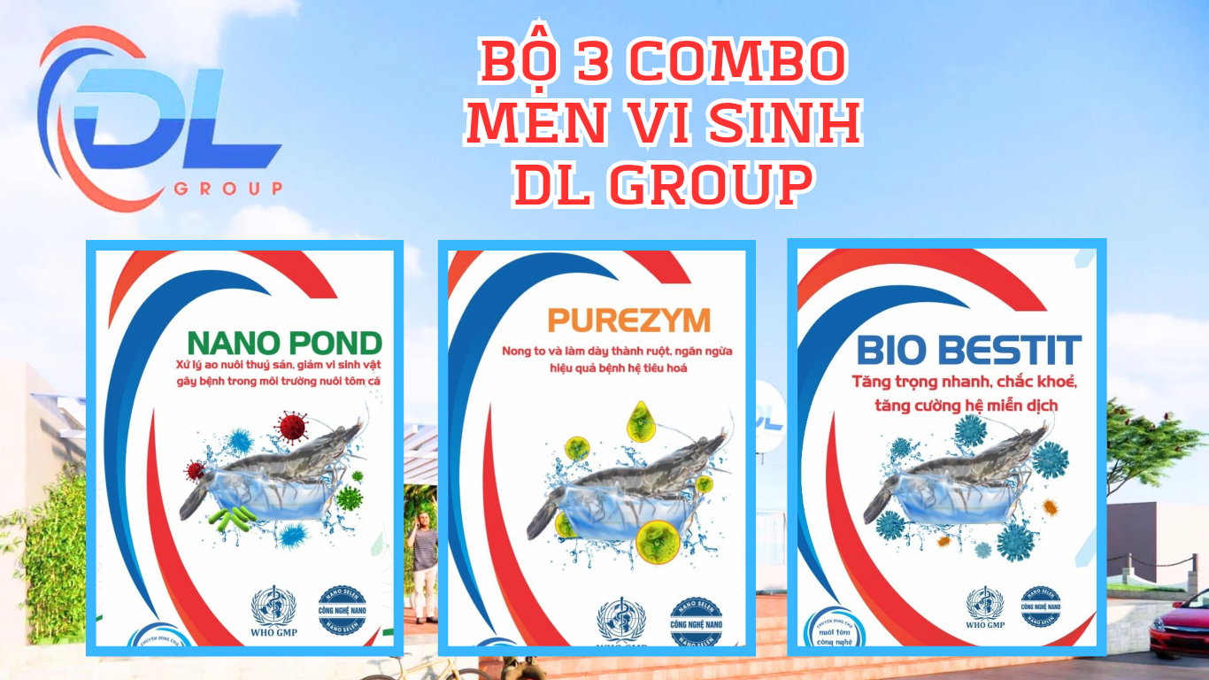 bộ 3 combo men vi sinh DL Group